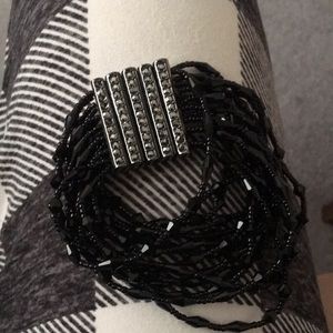 Black bangle bracelet